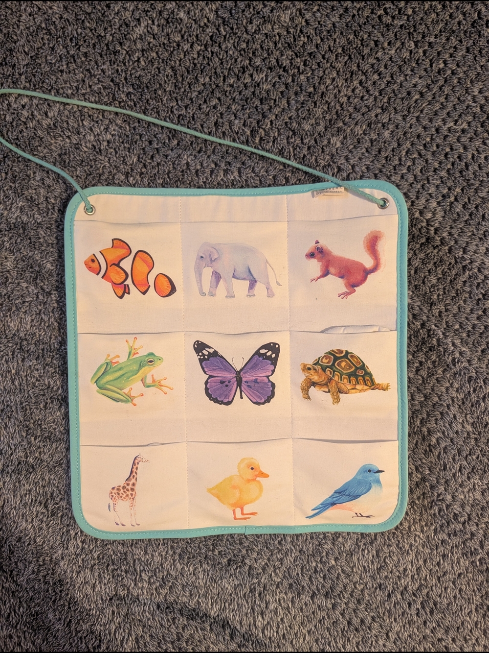 Lovevery Quilted Critter Pockets Soft Matching Activity - Picture 3 of 8